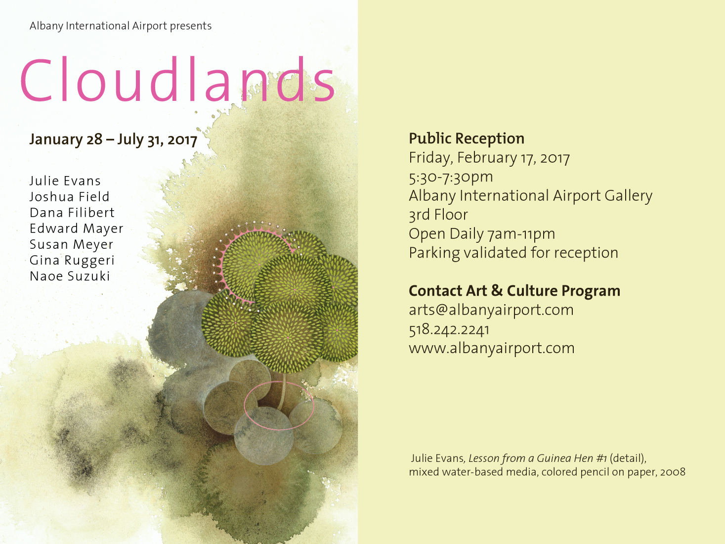 Cloundlands at Albany International Airport