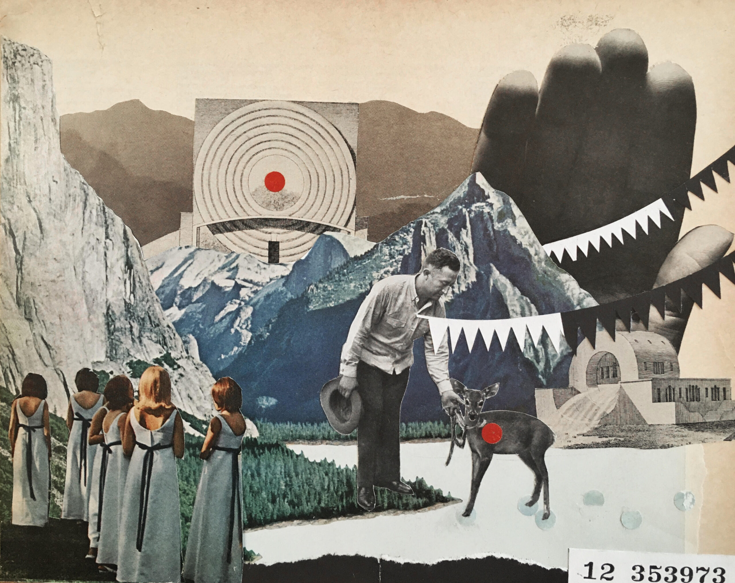 Collage for Schwitters’ Army exhibition